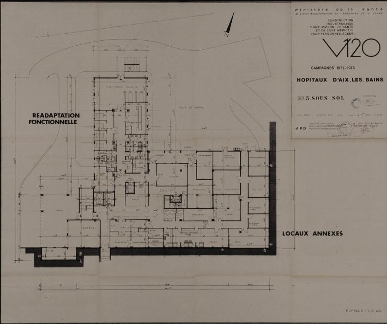 Maison de retraite, dite pavillon V 120 puis pavillon Françon