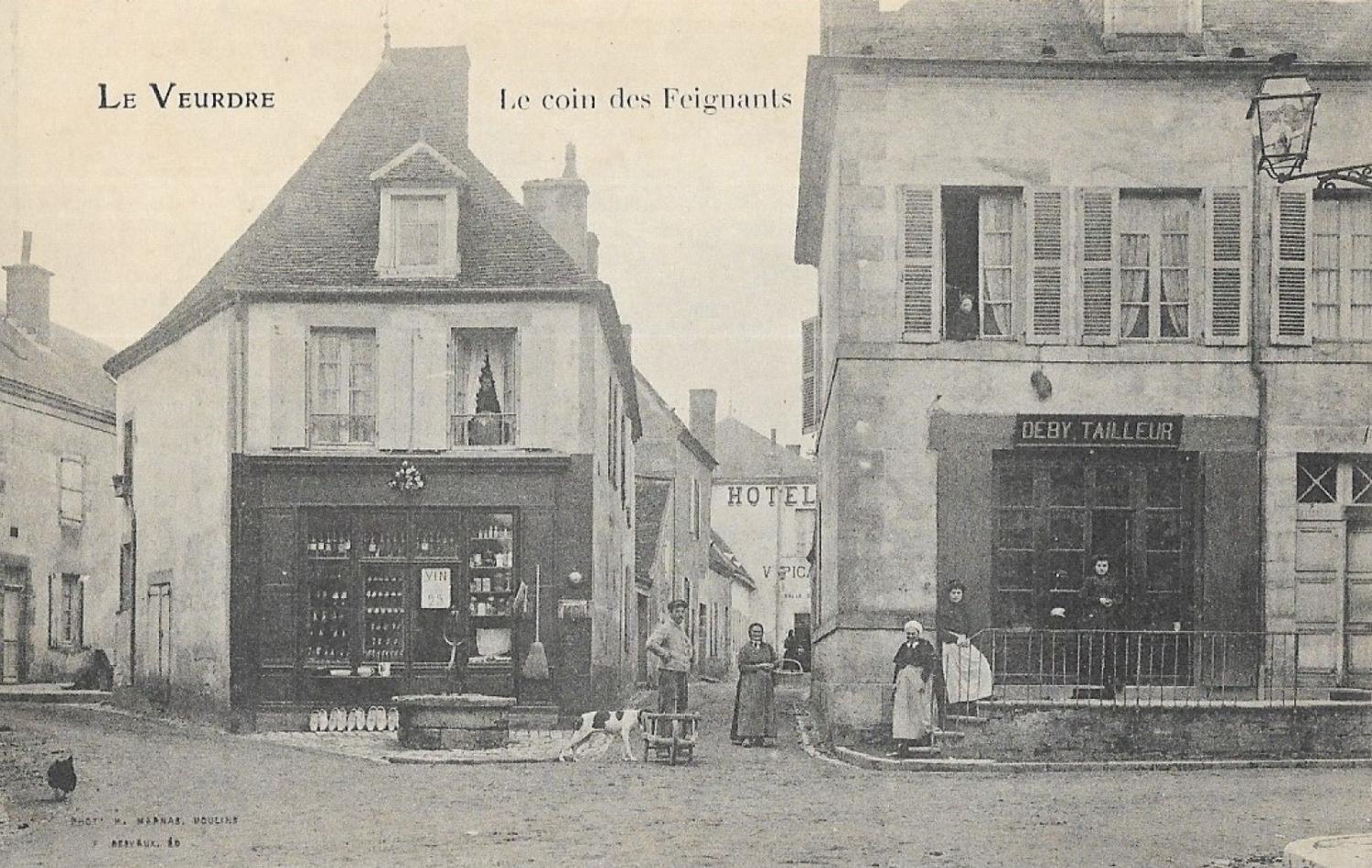 Le bourg du Veurdre