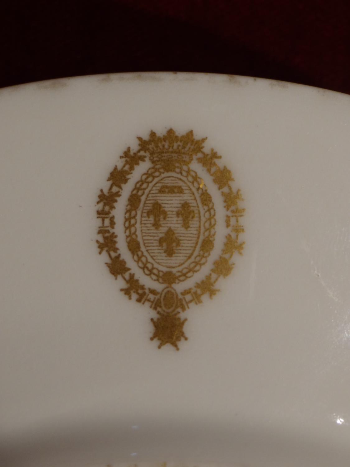 Ensemble de deux assiettes du service de Dreux