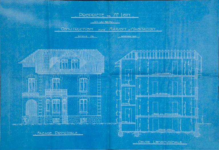 Maison d'entrepreneur, actuellement immeuble