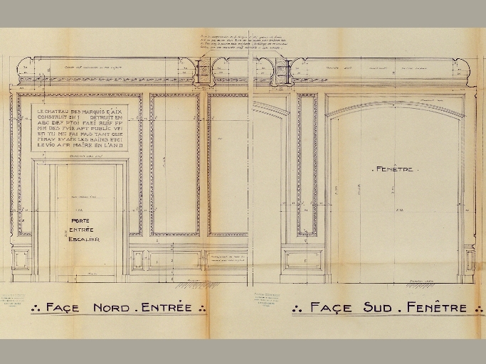 Château fort, puis château, actuellement hôtel de ville