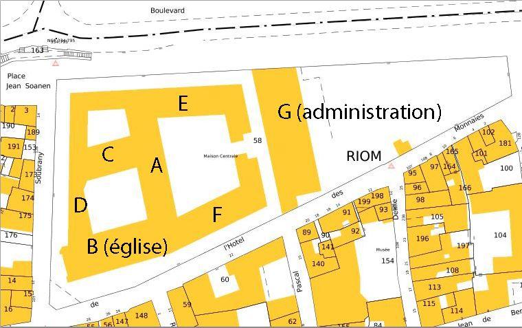 Couvent de cordeliers, puis prison, actuellement désaffecté