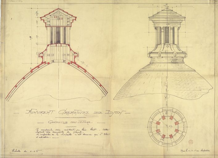 Four crématoire : crématorium du Nouveau cimetière de la Guillotière