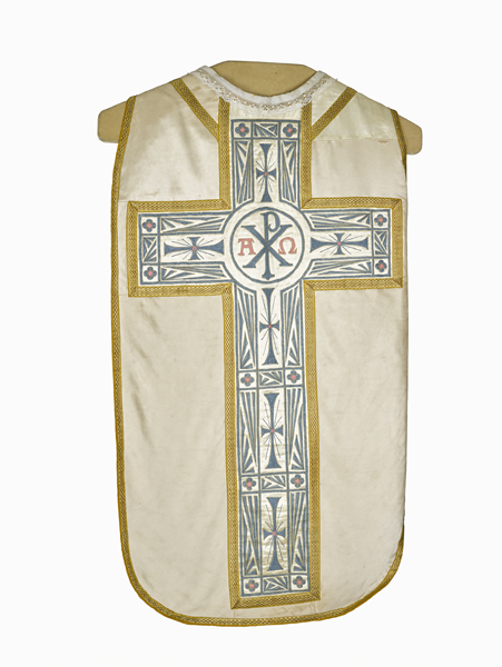 chasuble, étole : ornement blanc n°5