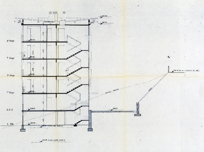 Immeuble, les Rocailles