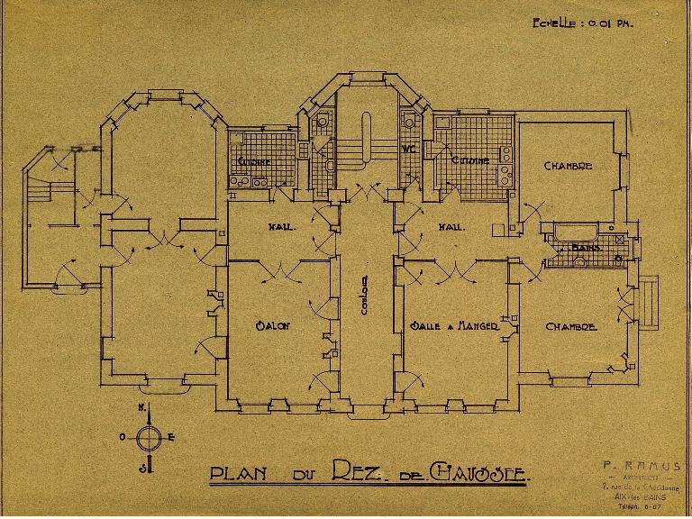 Maison, puis demeure d'architecte, dite Villa des Marronniers, actuellement immeuble, dit Les Marronniers