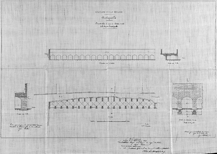 Dépendances de l'hôpital et asile d'aliénés de l'Antiquaille