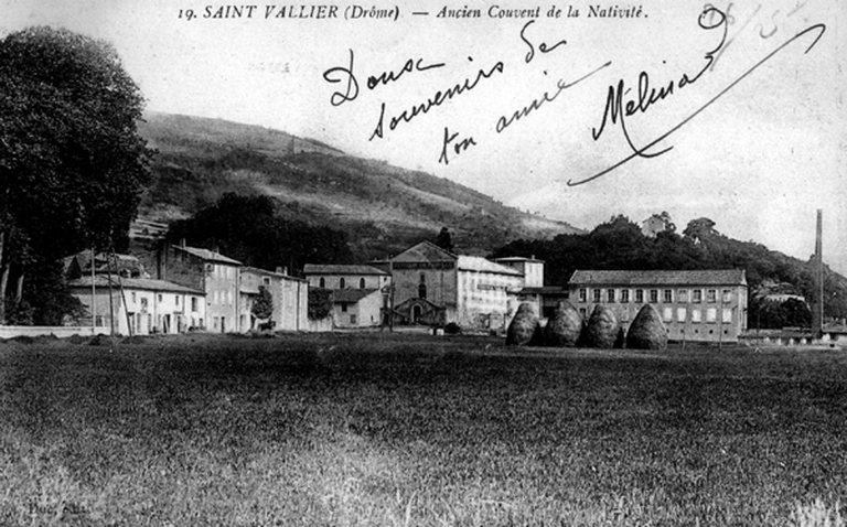 Filature tissage dite manufacture Chartron frères puis école, pensionnat actuellement hôpital de Saint-Vallier