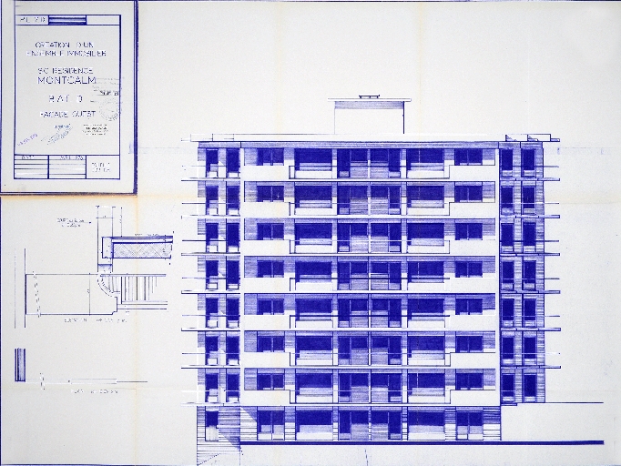 Ensemble de 3 immeubles, le Montcalm