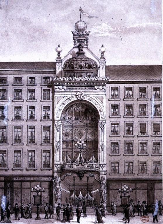 Théâtre Bellecour puis imprimerie et journal Le Progrès actuellement FNAC