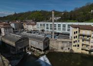 Filature Tibaldy et Burle puis usine Vaganay puis Proplan plastiques adhésifs actuellement musée de l'industrie textile et bibliothèque Vallée de la Gère