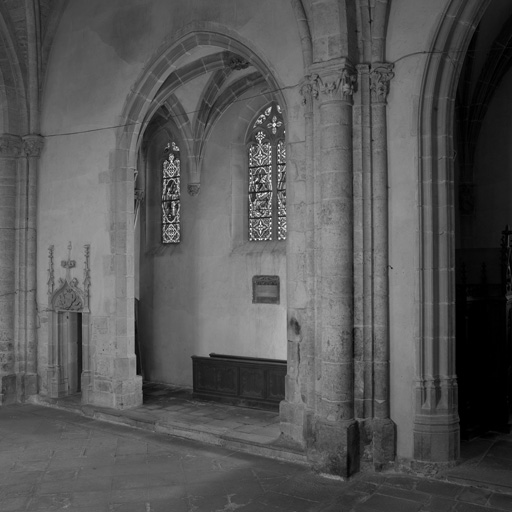 Ensemble du décor de la chapelle de Jean Robertet (chapelle 9)