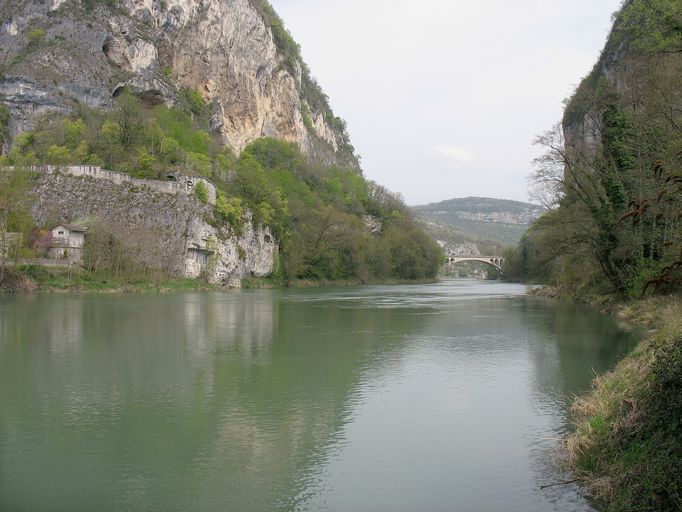 Bac puis bac à traille de Pierre-Châtel ou bac de Saint-Blaise (disparu)