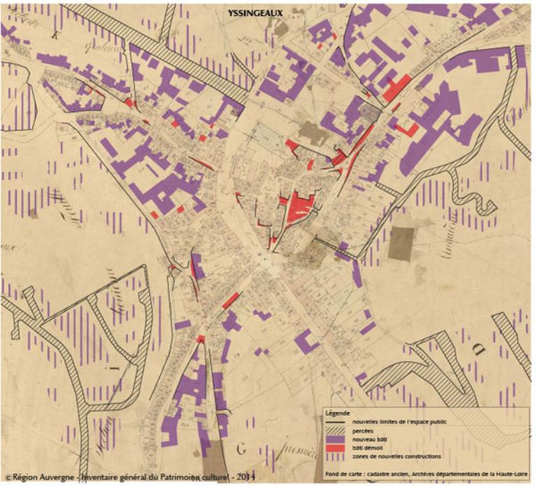 Villes en Auvergne : les formes urbaines