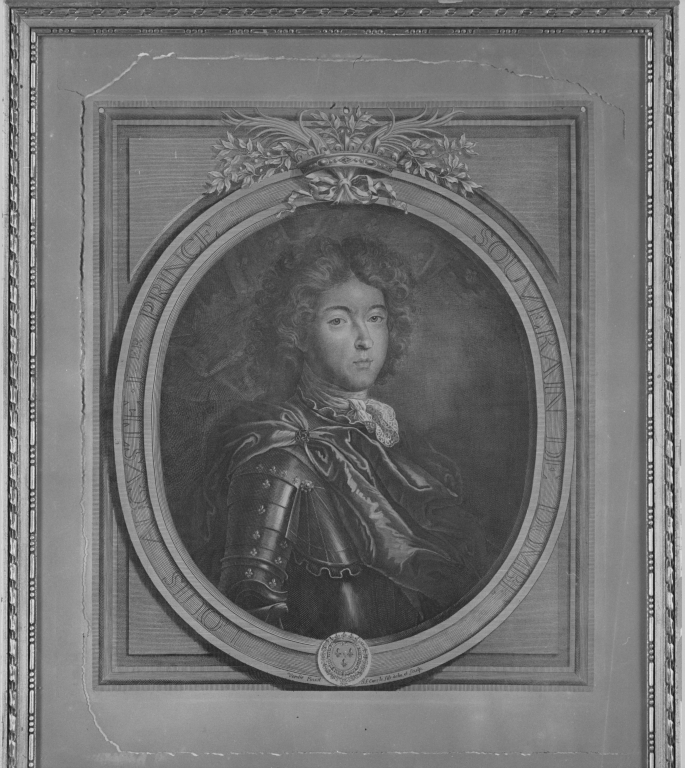 estampe : Louis Auguste 1er prince, souverain de Dombes