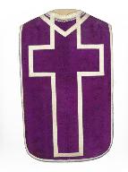 chasuble, voile de calice : ornement violet n°1