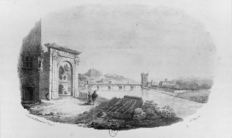 Pont de Vienne (détruit, vestiges)