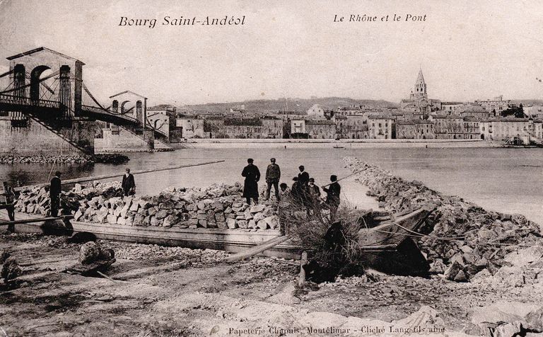Ancien pont de Bourg-Saint-Andéol (détruit)