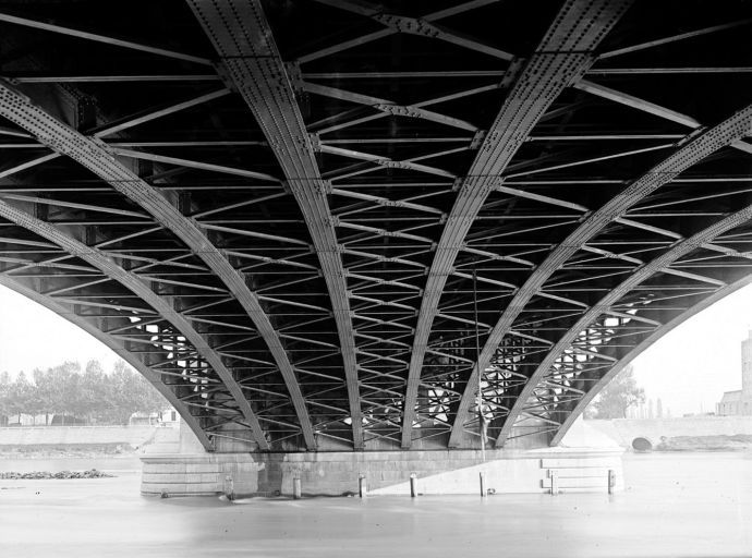 Pont du Midi, puis premier pont Galliéni (détruit)