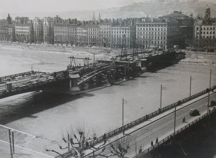 Pont Morand, puis pont du Bâtiment, puis pont Morand (détruit) ; culée (vestiges)