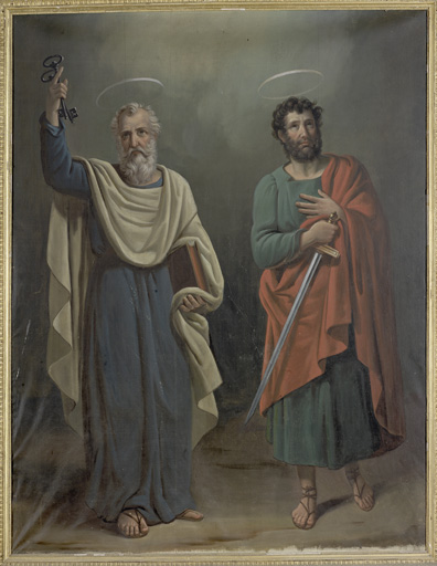 Tableau : saint Pierre et saint Paul