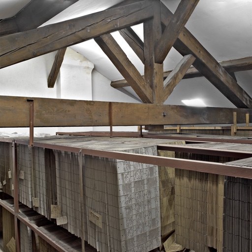 Usine de dentelle mécanique dit Ets Raffard fabrique de tulle puis tulle et dentelle Goutarel