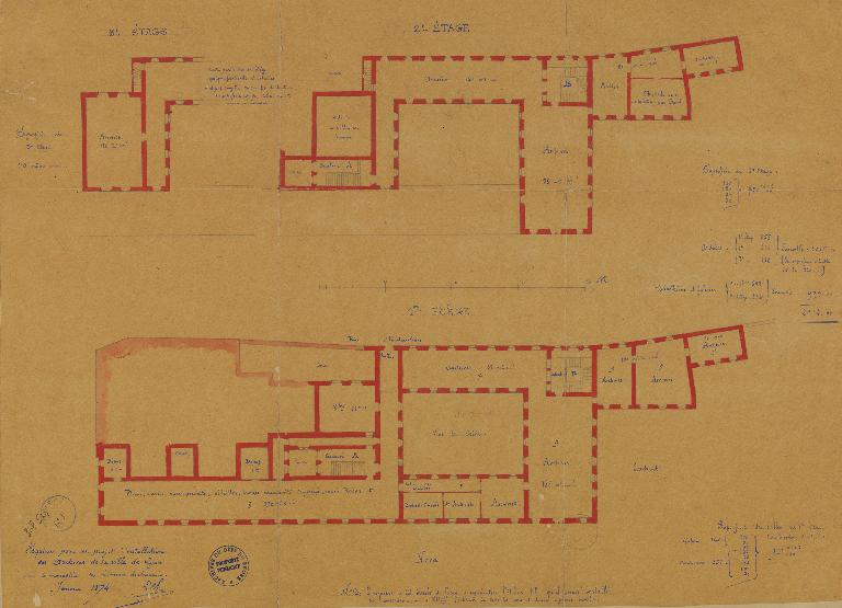 Couvent de carmes déchaussés Notre-Dame-du-Mont-Carmel, puis caserne, pensionnat, archives départementales du Rhône