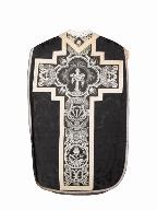 chasuble, étole : ornement noir n°2