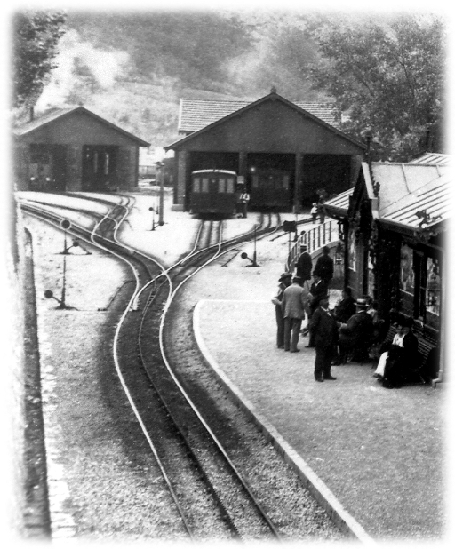 Gare de départ du chemin de fer à crémaillère du Revard