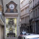 Horloge publique à automates dite carillon aux guignols