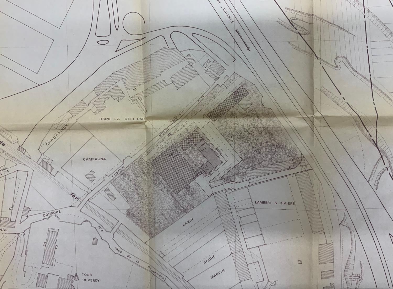 Plan usine Ugine Kuhlmann (PCUK), actuelle Arkema