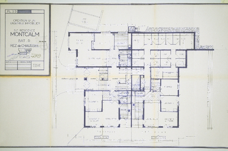 Ensemble de 3 immeubles, le Montcalm