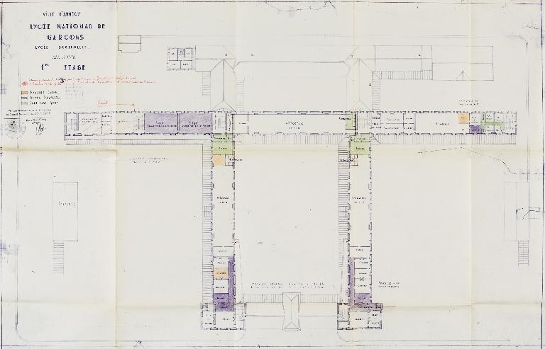Lycée de garçons, actuellement Lycée Claude-Louis-Berthollet