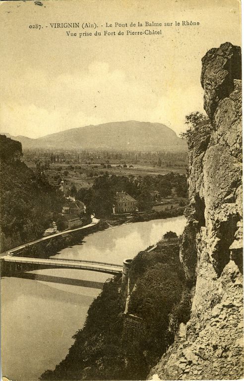 Pont de La Balme (détruit) ; culée (vestiges)