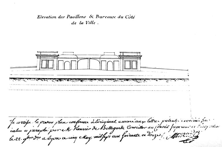 Pont Saint-Clair, puis pont Rouge, puis pont de la Victoire, puis pont Morand (détruit)