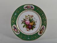 assiette dite assiette de présentation du service dit "service d'apparat du château de Randan"