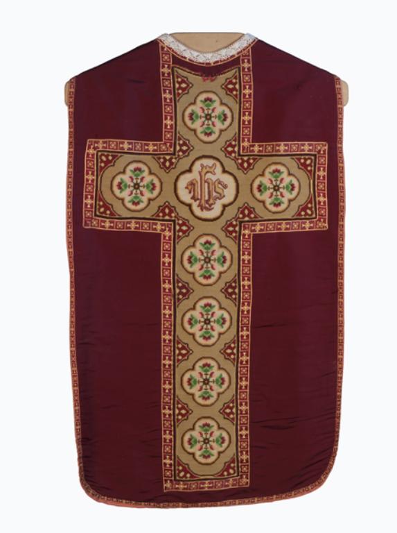 chasuble, étole : ornement rouge