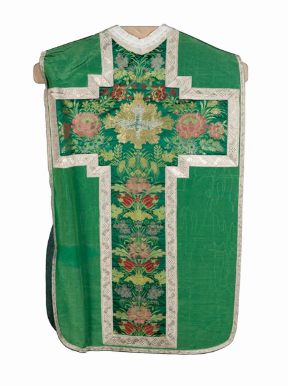 chasuble, étole, manipule : ornement vert