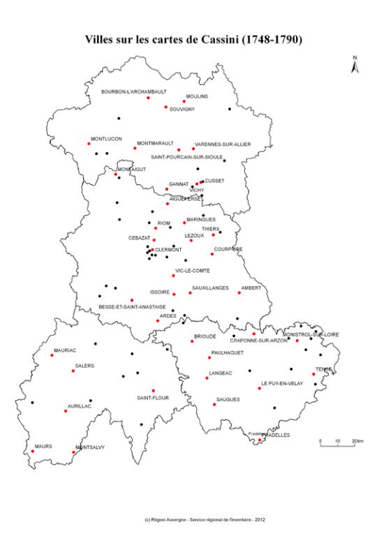 Villes en Auvergne : les formes urbaines