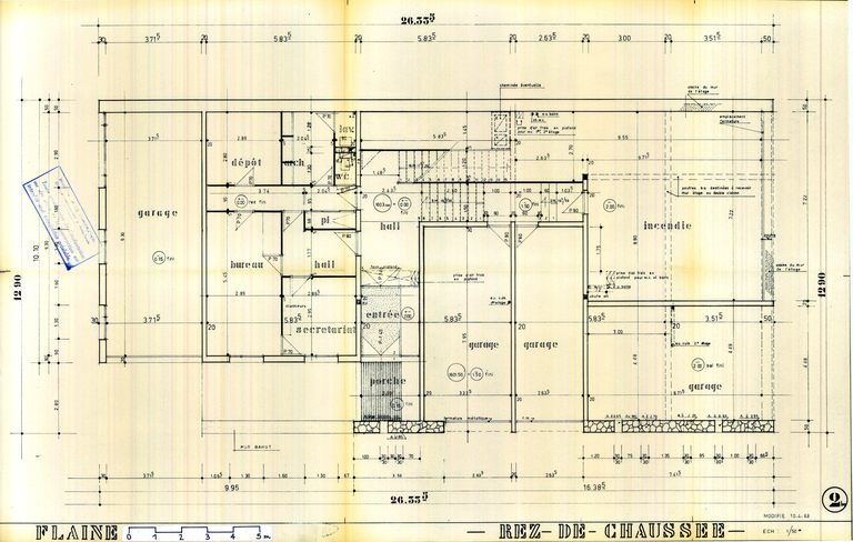 Garage, atelier, immeuble de bureaux