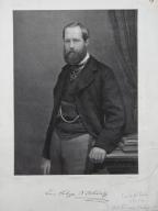 Lithographie d'Émile Desmaisons - Portrait de Philippe d'Orléans comte de Paris