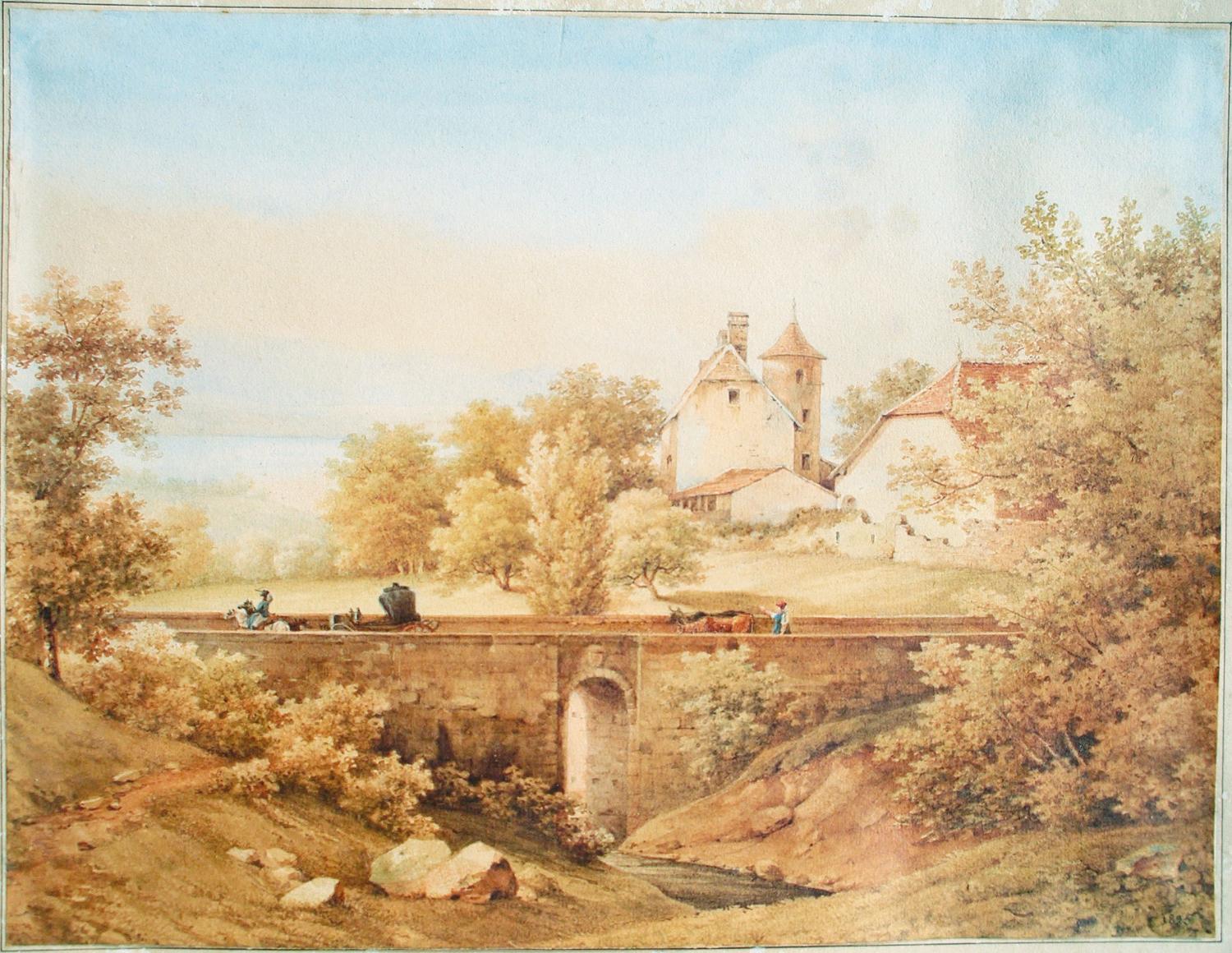 Vieux pont de Marclaz actuellement vestiges