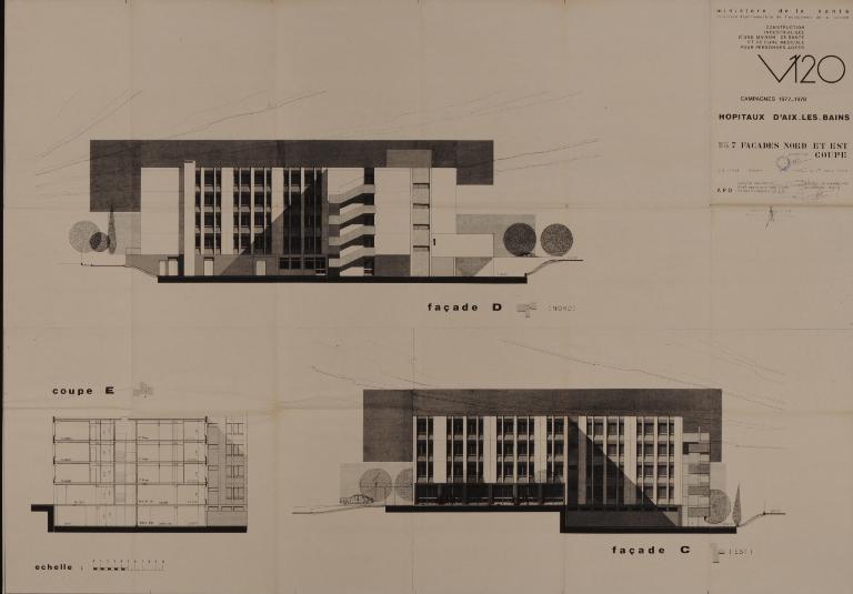 Maison de retraite, dite pavillon V 120 puis pavillon Françon