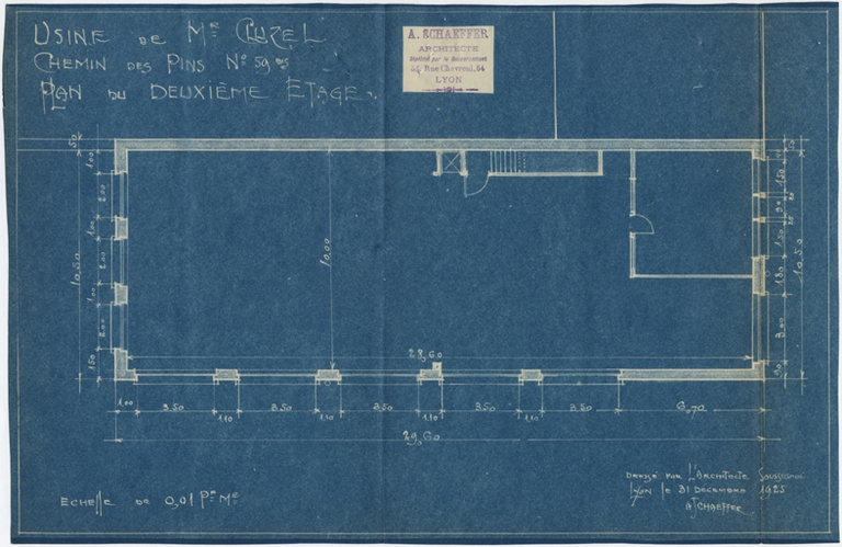 Usine de papeterie Cluzel puis ateliers du Rhône puis œuvre hospitalière française de l'ordre de Malte actuellement Acoucité : associations partis politiques syndicats