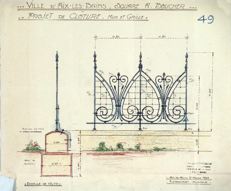 Promenade du Gigot, puis square du Gigot, puis square Alfred Boucher