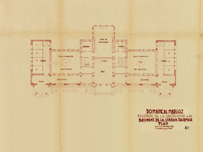 Établissement thermal, thermes de Marlioz