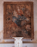 Tableau (de confrérie ?) : VIerge à l'Enfant ou Notre-Dame de Beauvoir