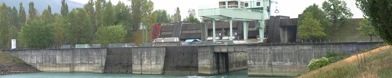 Centrale hydroélectrique de Brégnier-Cordon, pont routier