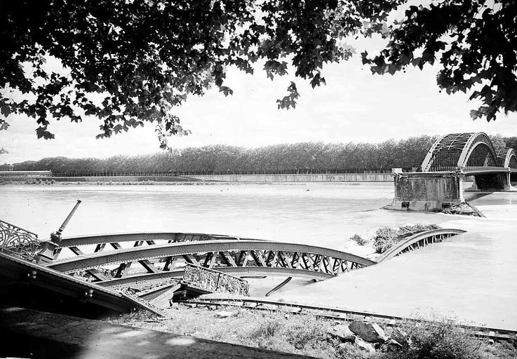 Pont routier de la Boucle, puis pont routier Winston-Churchill (détruit)