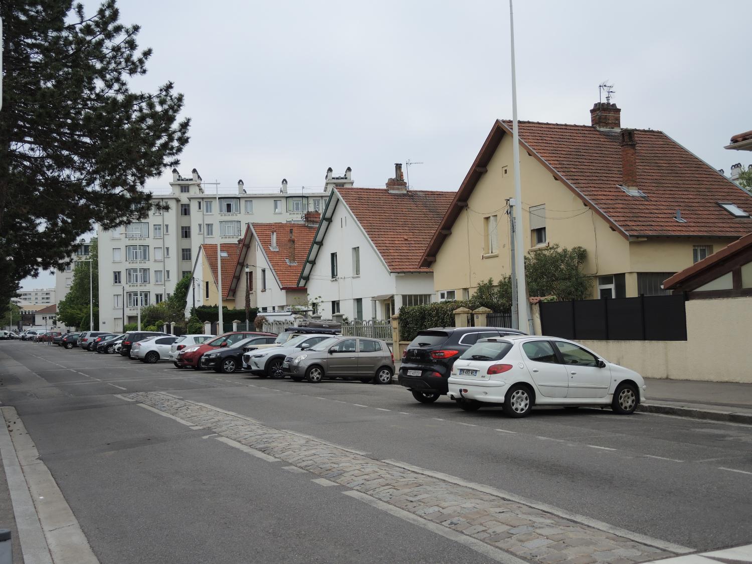 Cité ouvrière type maisons doubles rue Sarrazin Lyon 8e arrondissement